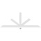 Ekena Millwork Kennewick Architectural Grade PVC Gable Bracket, 84"W x 31 1/2"H x 2"D x 4"F, 9/12 Pitch GBP084X32X0204KEN00 - alternate 4